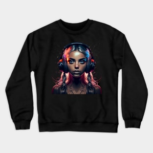 Techno Girl 2 Crewneck Sweatshirt